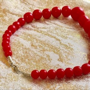 Red Bead Necklace